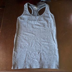 Heather Grey Athletic Workout Shirt Size OSFM